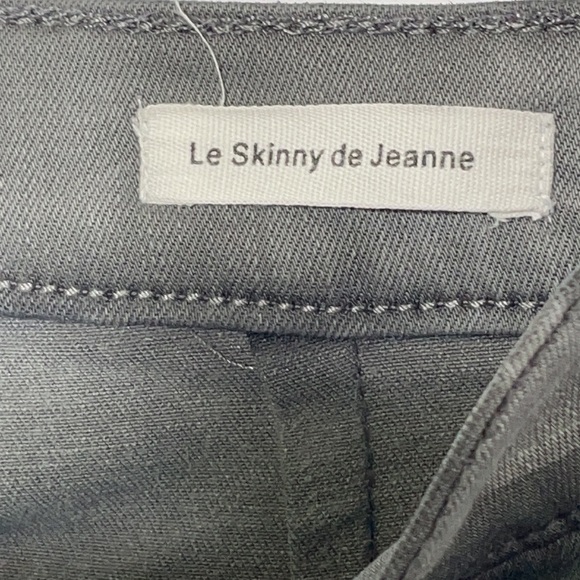 Frame Raw Hem Gray Skinny Jeans (27) - Picture 10 of 13